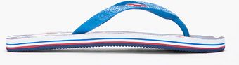 Diesel Blue Bma Sporty Flip Sandals - Lyst