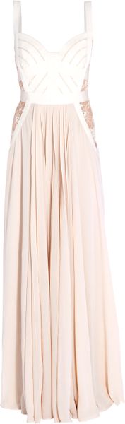 Elie Saab Bandeau Strap Gown - Lyst