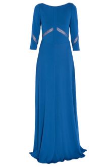 Elie Saab Sleeve Lace Insert Gown - Lyst