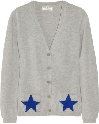 Chinti And Parker Starintarsia Cashmere Cardigan - Lyst