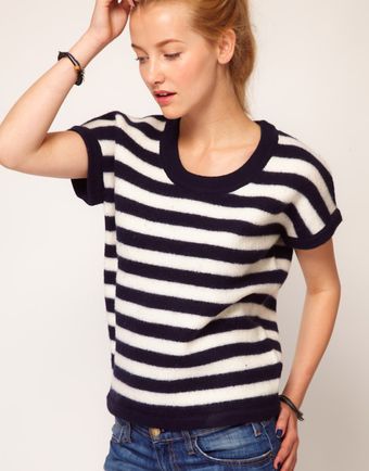 Diesel Striped Top - Lyst
