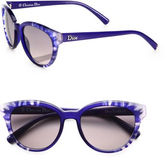 Dior Floralaccented Oval Optyl Sunglasses - Lyst