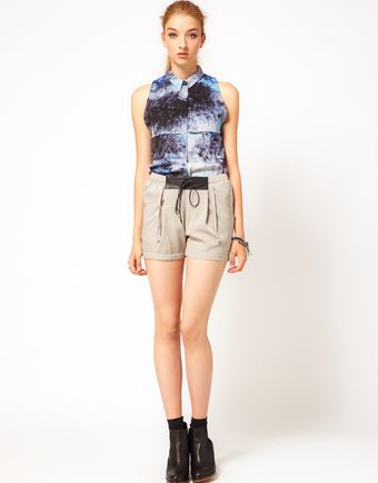 Improvd Shelby Turn Up Shorts - Lyst