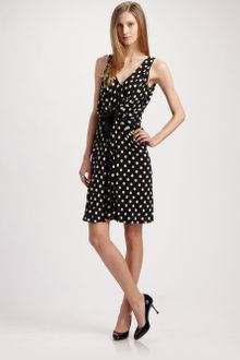 Moschino Cheap & Chic Polka Dot Jersey Dress - Lyst
