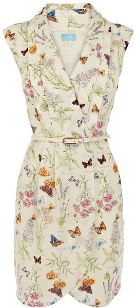 Oasis Butterfly Wrap Dress - Lyst