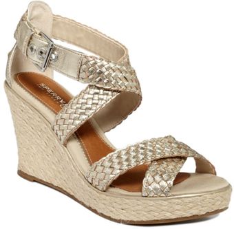 Sperry Top-sider Harbordale Platform Wedge Sandals - Lyst