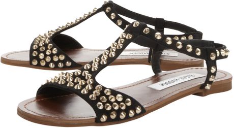 spiked madden sandals steve nickiee suede stud