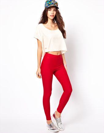 American Apparel Shiny Leggings - Lyst