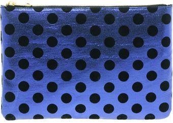 Asos Clutch Bag with Metallic Spot - Lyst
