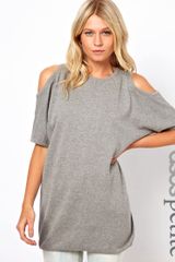 Asos Petite Knitted Dress with Open Shoulder