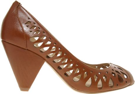 asos tan heels