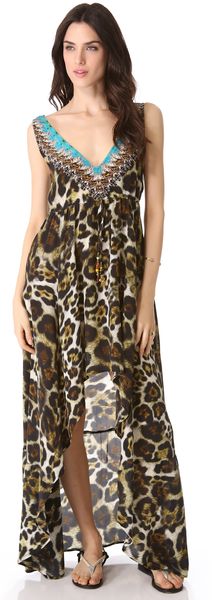 Camilla Drawstring Cover Up Dress - Lyst