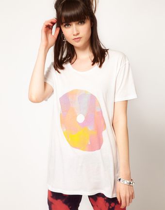 Cheap Monday Skull T-Shirt - Lyst