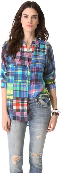 Equipment Signature Blouse - Lyst