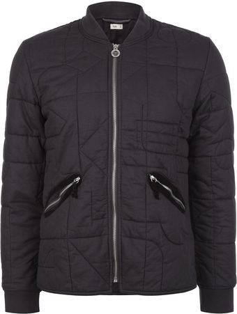 Folk Charcoal Cave Quilted Jacket - Lyst