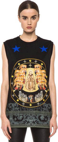 Givenchy Baroque Print Tank - Lyst