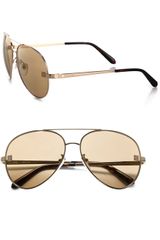 Givenchy Metal Flash Lens Aviator Sunglasses