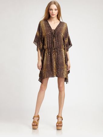 Haute Hippie Gypsy Silk Sequin Dress - Lyst
