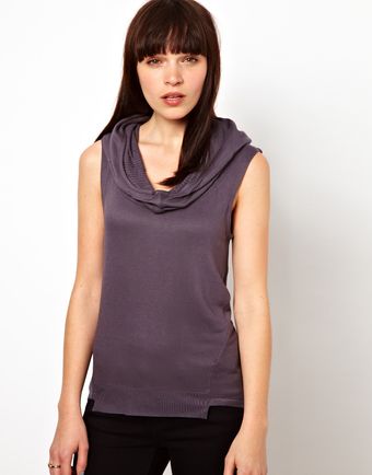 Improvd Sleeveless Sweat Top with Hood - Lyst