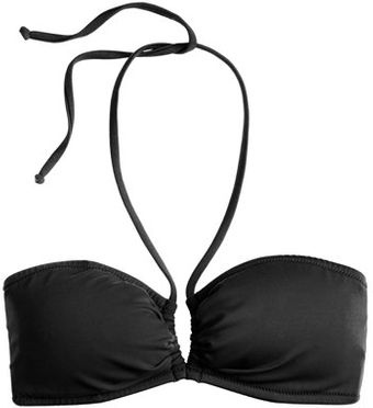 J.Crew Ruched Halter Bandeau Top - Lyst