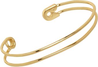 Jennifer Fisher Gold Safety Pin Cuff - Lyst