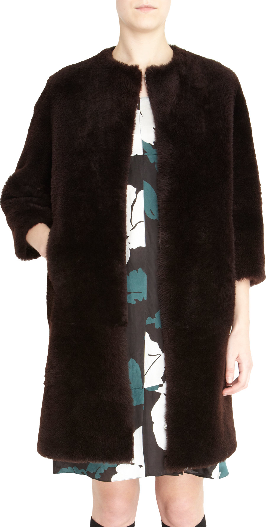 marni shearling coat