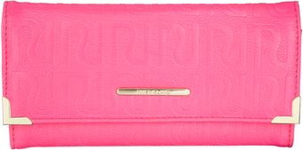 River Island Pink Neon Ri Emboss Purse - Lyst