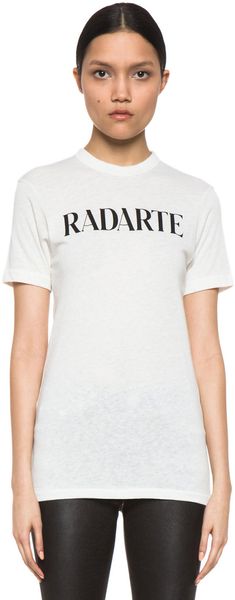 Rodarte Radarte Shirt in White - Lyst