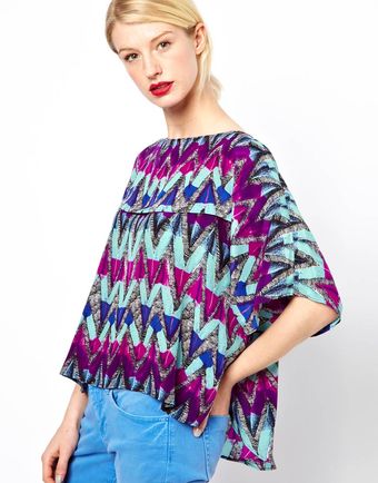 See By Chloé See By Chloe Silk Blouse in Pheonix Print - Lyst