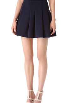 T By Alexander Wang Neoprene Box Pleat Skirt - Lyst