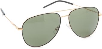 Yves Saint Laurent Classic Metal Aviator Sunglasses - Lyst