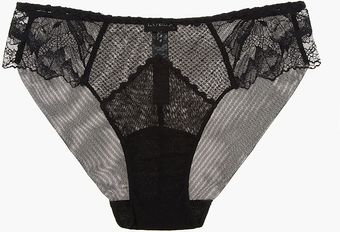 La Perla Black Lace Eleonara Bottoms - Lyst