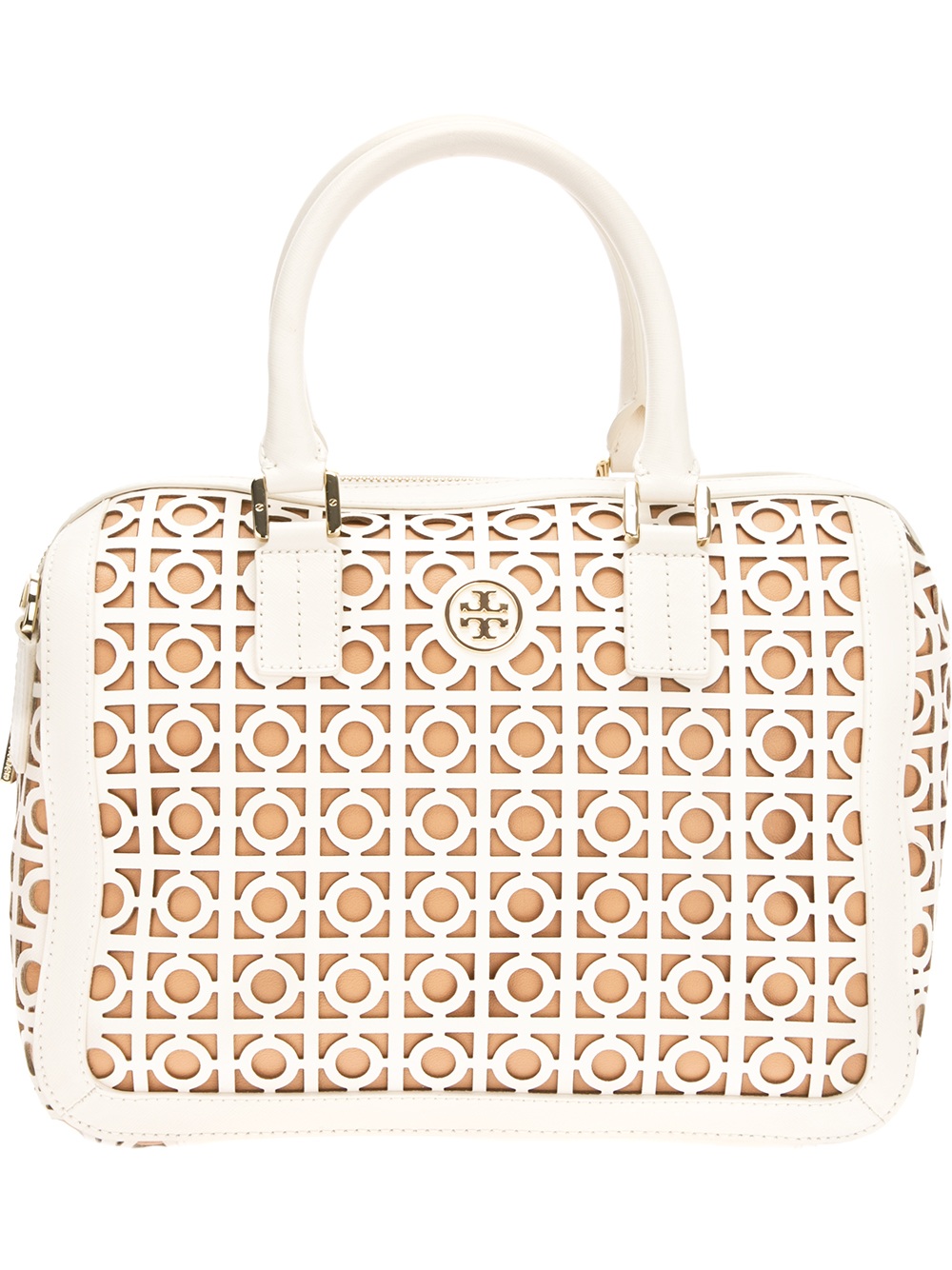 tory burch nude tote