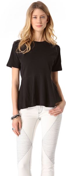 Cheap Monday Lisa Peplum Top - Lyst