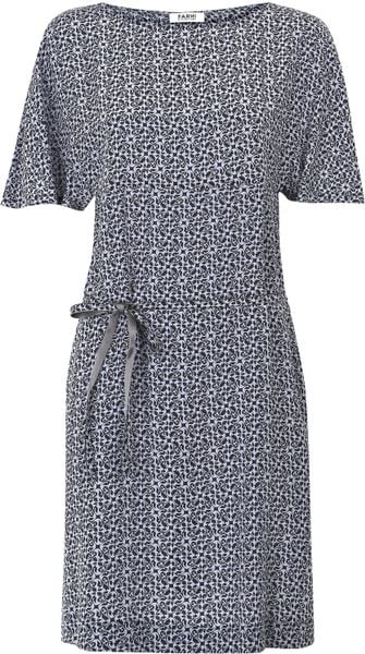 Farhi By Nicole Farhi Blue Emily Tile Print Silk T-shirt Dress - Lyst