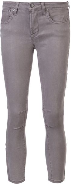 Helmut Lang Crop Skinny Jeans - Lyst