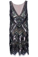 Amen Sleeveless Sequin Dress