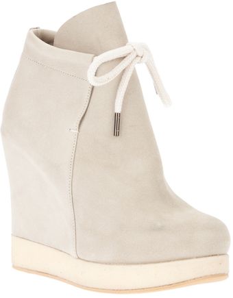 B Store Salvatore Wedge Boot - Lyst