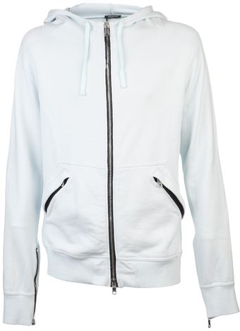 Balmain Attached Hood Sweater - Lyst