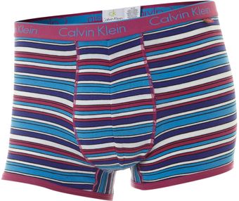 Calvin Klein Vogel Stripe Underwear Trunk - Lyst