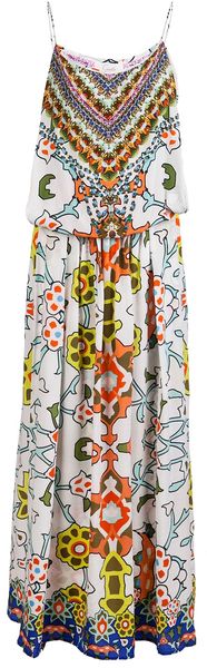 Camilla Front Panel Maxi Dress - Lyst