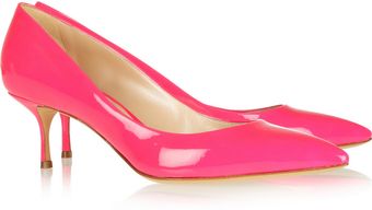 Casadei Patentleather Pumps - Lyst