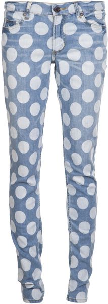 House Of Holland Polka Dot Wash Jeans - Lyst