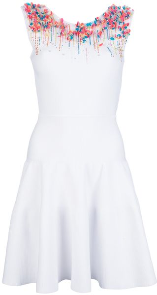 Issa Sequin Embellished Sleeveless Dress - Lyst