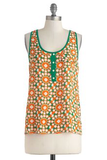 ModCloth Mosaic To My Ears Top - Lyst