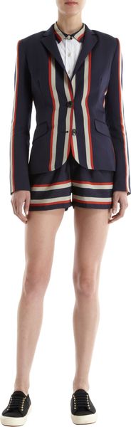 Sea Banded Stripe Blazer - Lyst