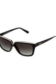 Valentino Metallic Trim Sunglasses - Lyst