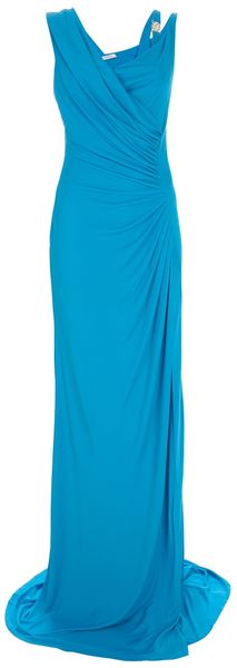 Versace Sleeveless Full Length Gown - Lyst