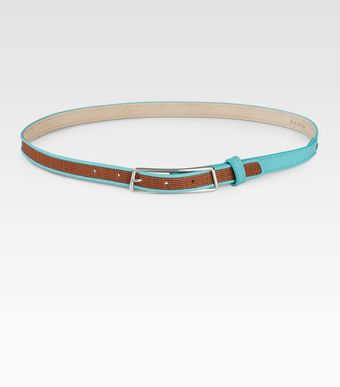 Akris Leathertrimmed Horsehair Belt - Lyst