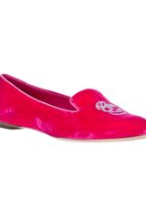 Alexander McQueen Embellished Skull Slipper